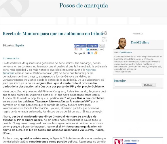 No te hagas autónomo, hazte partido político Bogando por la Red