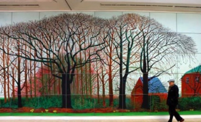 David Hockney, «Bigger Trees Near Water»