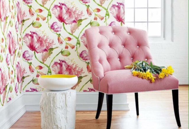 Decorar con motivos florales