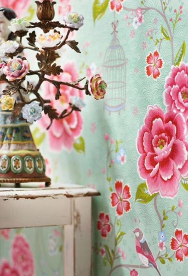 Decorar con motivos florales