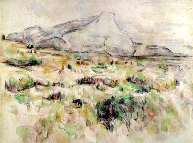 Cézanne y la montaña Sainte-Victoire