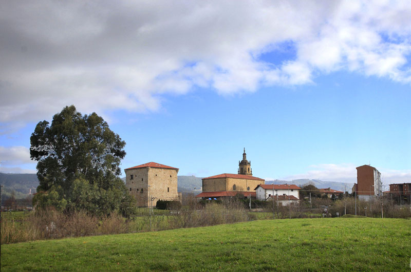 Vista de Zamudio Euskal Herriko postalak