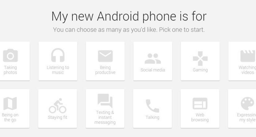 Google te ayuda a decidir el teléfono ideal para tu uso