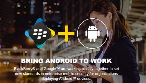 Google y BlackBerry anuncian una alianza con Android