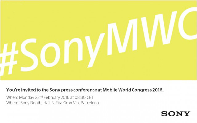 Sony también celebrará un evento en el Mobile World Congress