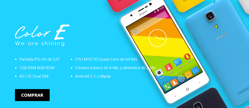 Zopo Color E, un smartphone de entrada con todo lo necesario